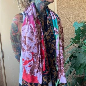Boho floral scarf